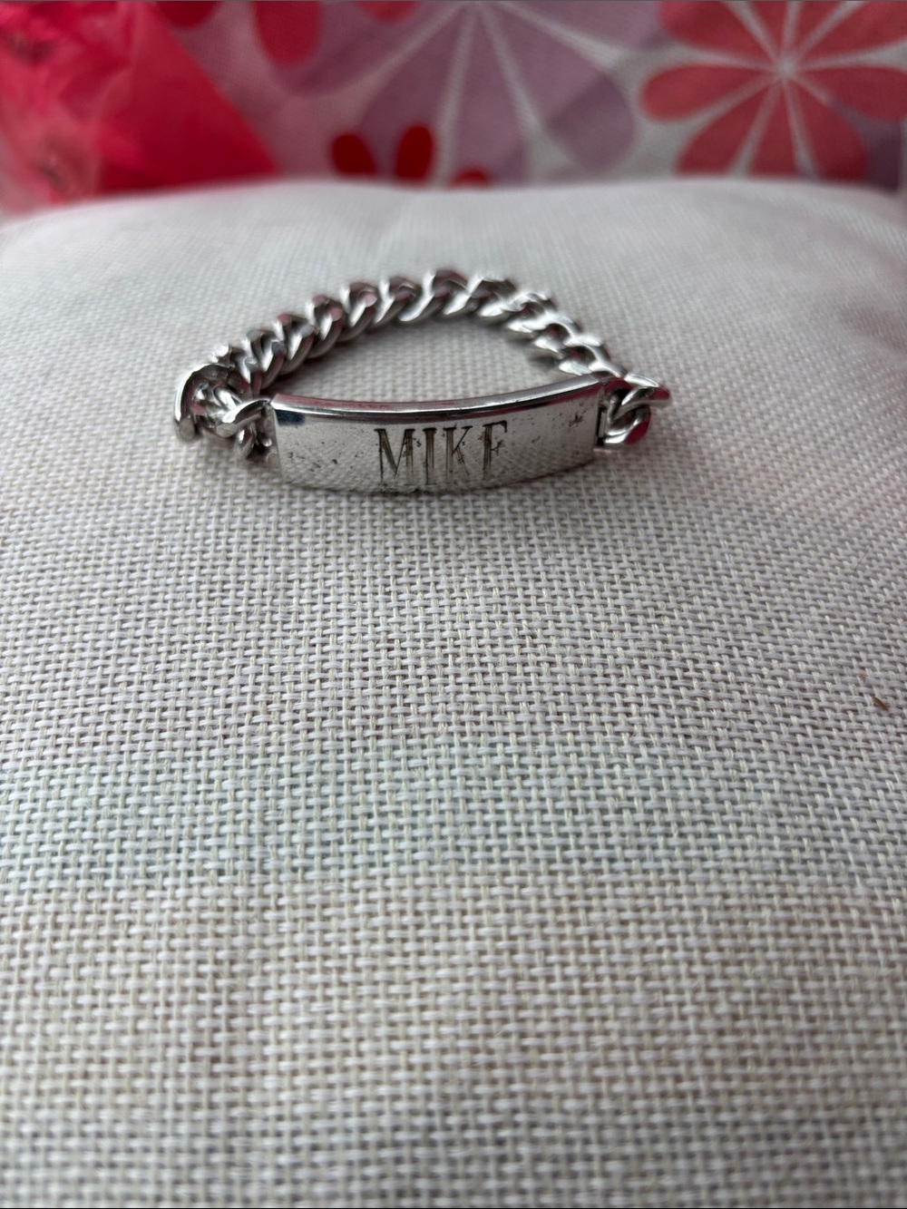 Spiedel Sterling Shield Top Stainless Steel Bracelet